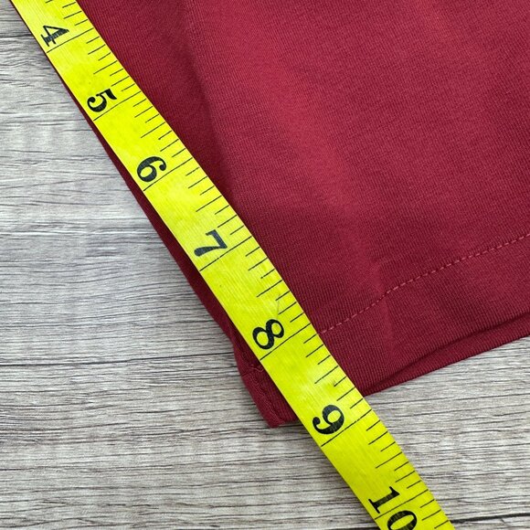 Swet Tailor Mens Chino Shorts Size 33 Red Wine Stretch Pockets Cotton Blend NWT - Picture 7 of 11